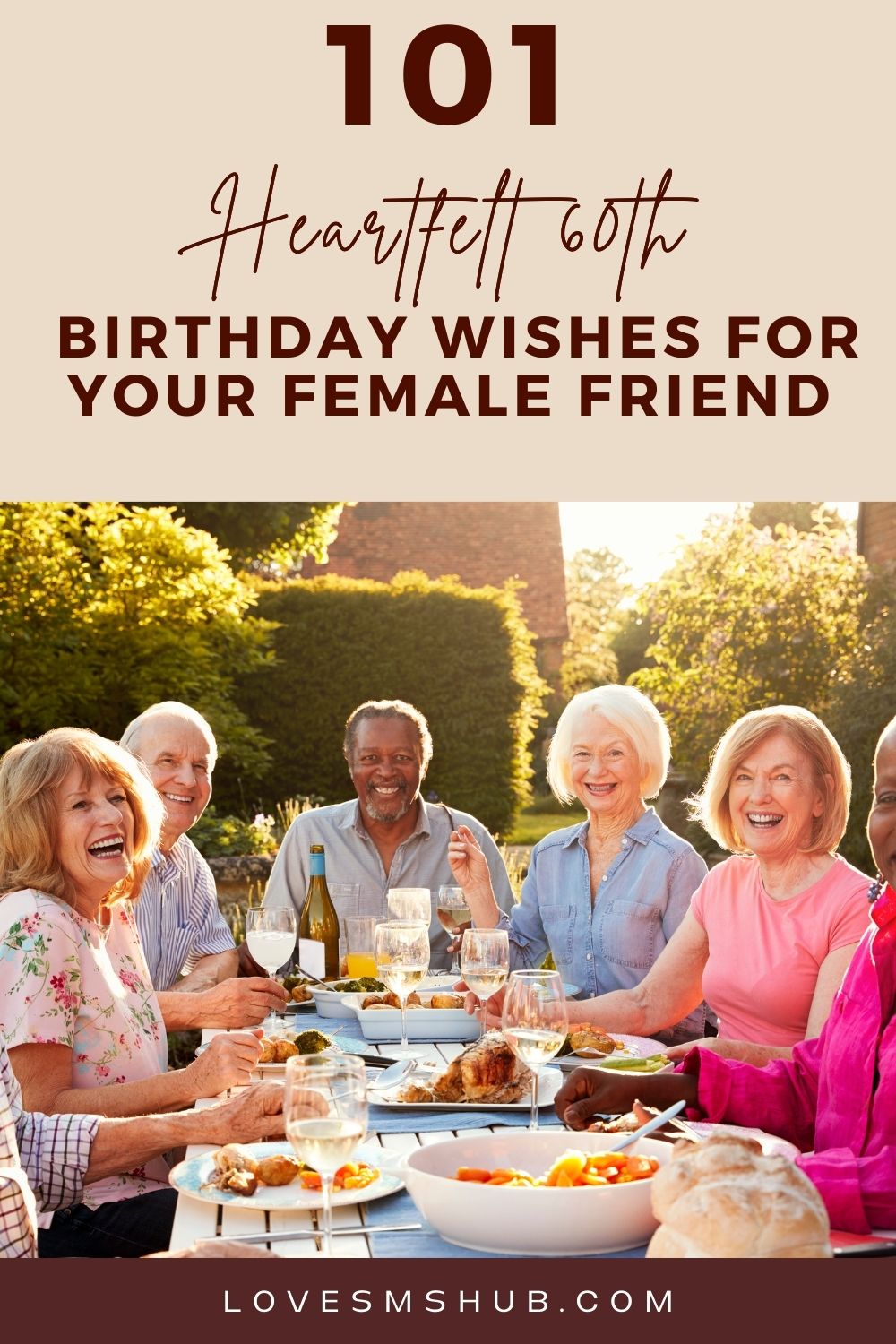 60th Birthday Messages for a Friend